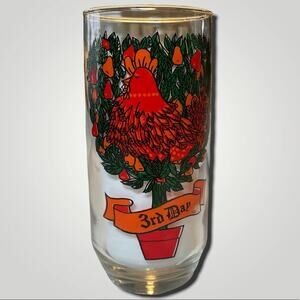 VINTAGE Brockway 12 Days Of Christmas 3rd Day Replacement Glassware Drinking